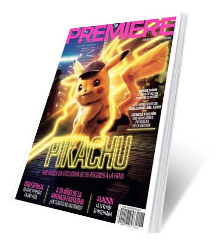 Revista Cine Premiere Edición Mayo 2019 Pokemon Pikachu