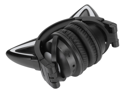 Auriculares Estéreo Bluetooth Con Oreja De Gato Con Micrófon