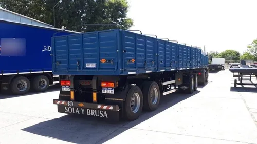 Acoplado Sola Y Brusa , Volcador Bilateral , 4 Ejes. 0km