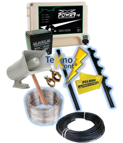 Kit Cerco Electrico 250 Metros 12 Cuotas Hagroy