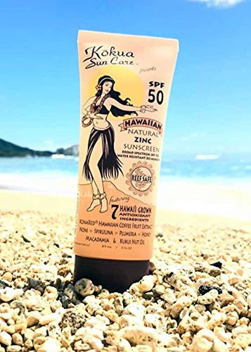 Kokua Sun Care  Protector Solar Hawaiano De Zinc Natural