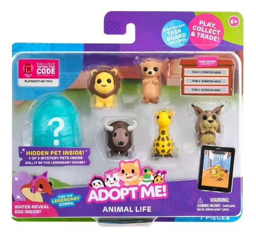 Adopt Me! Animal Life Huevo Sorpresa Mascota Virtual Nuevo