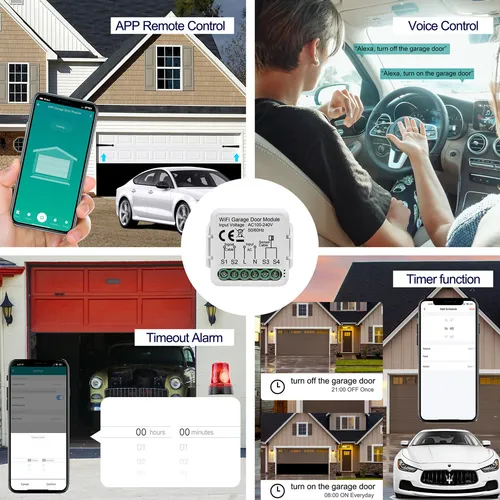 Módulo Inteligente Para Abrir Puertas De Garaje Wifi