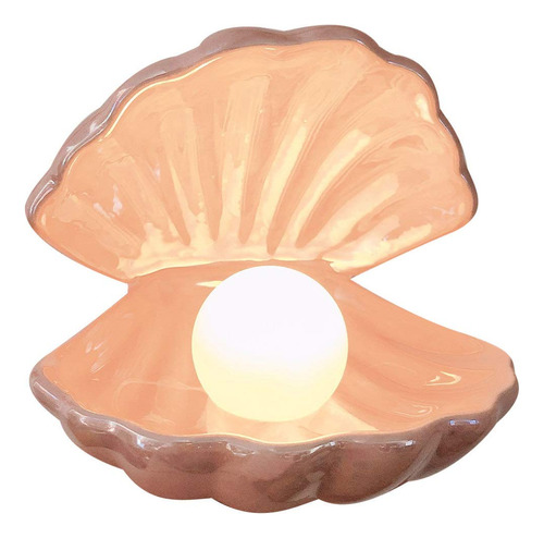 Imikeya Shell Pearl Light Led Accent Lmpara Porttil De Noche