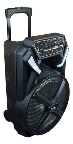 Parlante T-Go Fiesta 15 Mega SP1525 portátil con bluetooth negro 220V