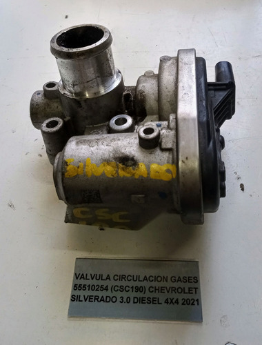 Válvula Circulacion Gases Chevrolet Silverado 3.0 2021 