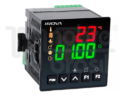 Controlador Temperatura Inv-yb1-11-j-h-f 85-250v C/ Chicote