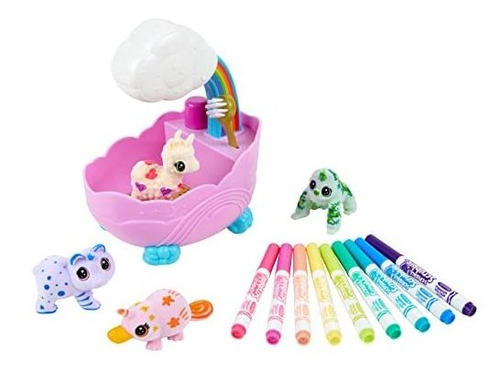 Crayola Scribble Scrubbie - Juego De Bañera De Arco Iris