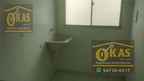 Imagem 9 de 12 de Apartamento Com 2 Dormitórios À Venda, 47 M² Por R$ 170.000,00 - Vila Urupês - Suzano/sp - Ap0071