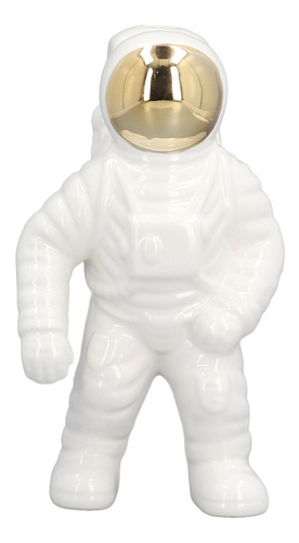 Estatua De Cerámica De Space Man, Moderna, Escultura En Jarr