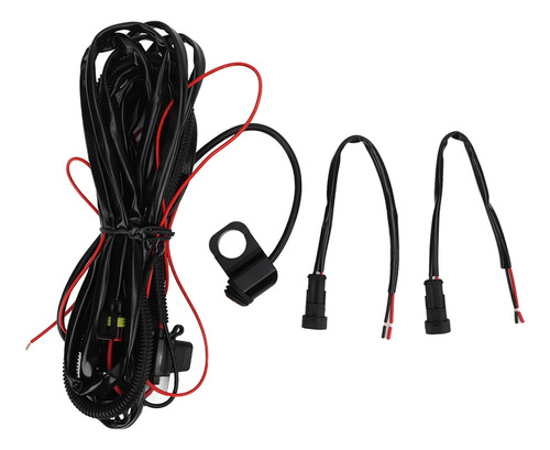 Arnés Antiniebla Led Con Botones Para Manillar Y Motocicleta