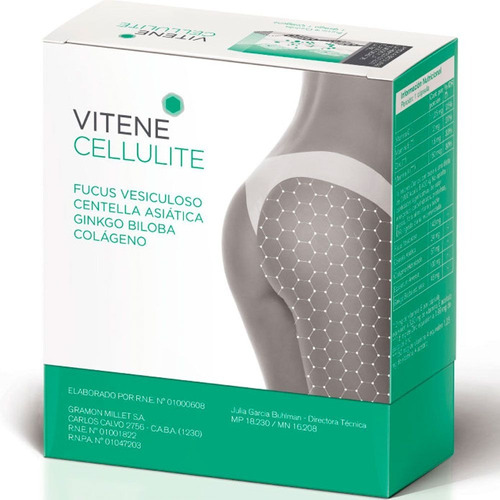 Vitene Cellulite X 90 Comp Cuerpo Con Colageno 