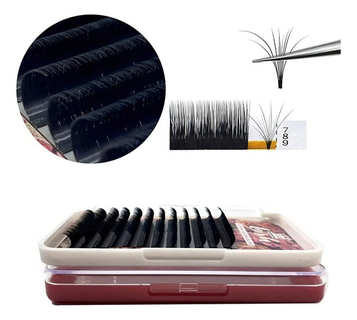 Ventilador Cilios Masscaku Easy, Bloom Volume Pronto Lash D-0,07