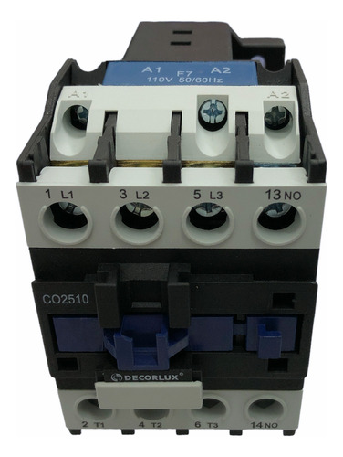 Contator Decorlux D1fu03/23 Co2510f1 25a Trifásico 110v