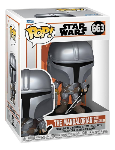 The Mandalorian With Darksaber #663 Star Wars Funko Pop!