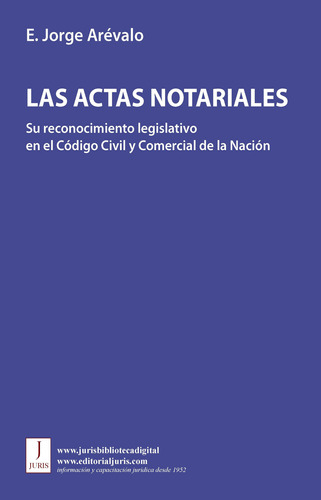 Las Actas Notariales - Arevalo
