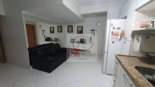 Imagem 7 de 20 de Apartamento Com 2 Dormitórios, 1 Suite, Prédio Com Lazer, Vaga Demarcada, À Venda, 62 M² Por R$ 480.000 - Vila Matias - Santos/sp - Ap11169