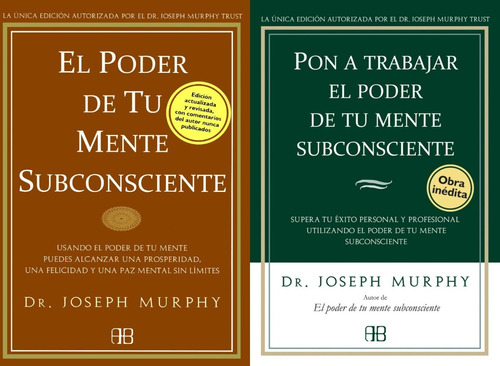 Pack 2 Libros Poder De Tu Mente Subconsciente Murphy Grupal