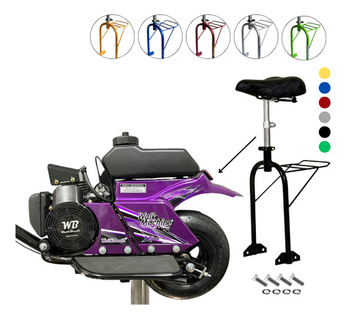 Walk Machine Maxx Roxo C/ Kit Banco - Modelo/ano 2025