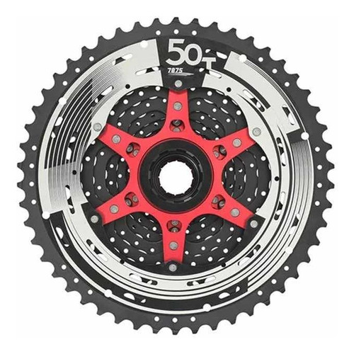 Cassette Sunrace Mx8 11v 11-50 Negra  Araña Roja Pacha Mtb