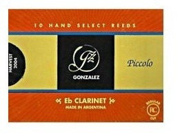 Imagen 3 de 4 de Caña Gonzalez Rc Para Clarinete Piccolo Mib 2 1/2
