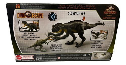 Dinossauro Grande Mattel Articulado Som Brinquedo Dino