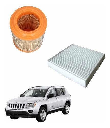 Kit Filtro Aire Jeep Compass Ac Polen Pack 2 2012 2016