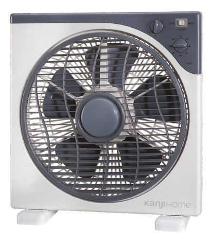 Combo X2 Ventilador De Piso Kanji Gris 5 Aspas Kjh-fh1201