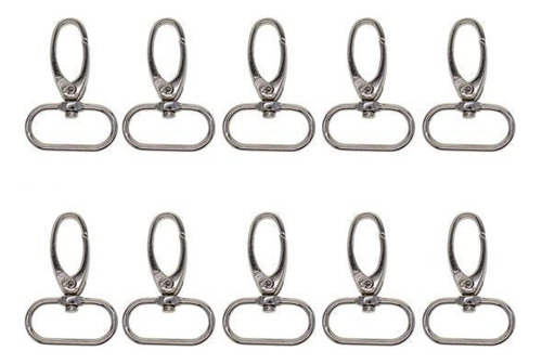 6 X 10pcs Bolsas De Cierre Lobster Swivel Clips Snap Hook