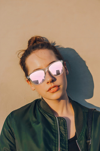 Lentes De Sol Mujer Hombre Moda Blancos Espejo Uv Cuadrados Diseño Transparente Rosa