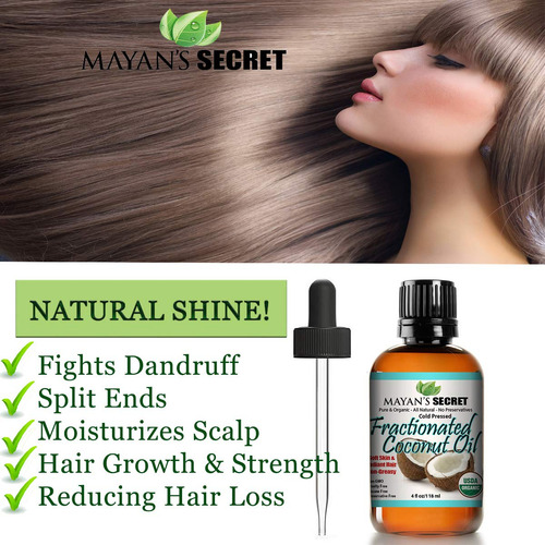 100% Pure Virgin Fractionated Coconut Oil, For Aromatherapy