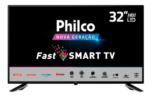Imagem 1 de 5 de Smart Tv Philco 32'' Fast Smart Ptv32n5se10h D-led Bivolt