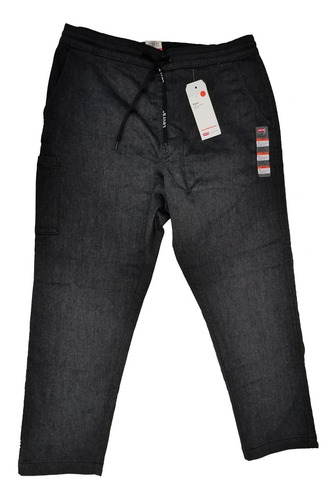 Jeans Elásticos Levi's Para Hombre Color Negro Gris