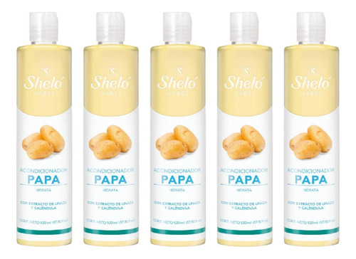 5 Pack Acondicionador De Papa Shelo