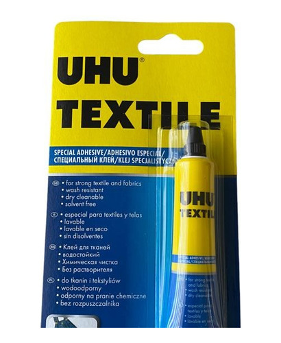 Adhesivo Pegamento Uhu Textile Para Telas 19ml