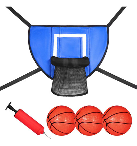 A Mini Aro De Baloncesto For Trampolín Con Marco