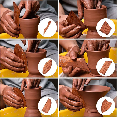 Pottery Ribs, 6 Unidades, Herramientas Para Podar Cerámica P