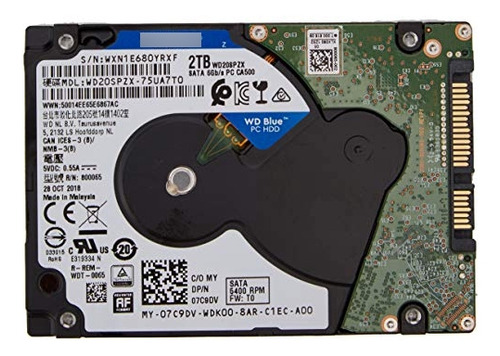 Western Digital 2tb Wd Blue Mobile Hard Drive Hdd - 5400 Rpm