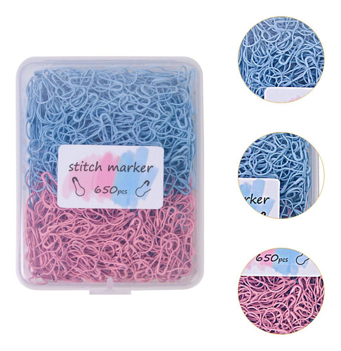 650 Piezas Marcadores De Puntada Pins De De Tejer Colorido