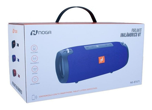 Parlante Portatil Inalambrico Bluetooth Noga Bt671