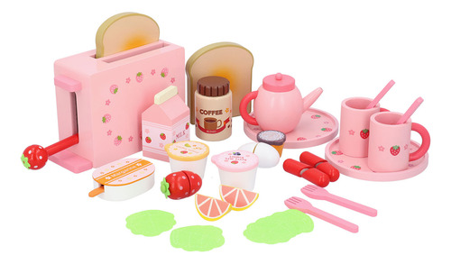 Simulación De Desayuno, Pan, Tetera, Tostadora Para Niños
