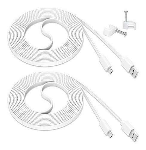 [2 Pack] Cable De Alimentación Extensión 16,4 Pies Para Wy