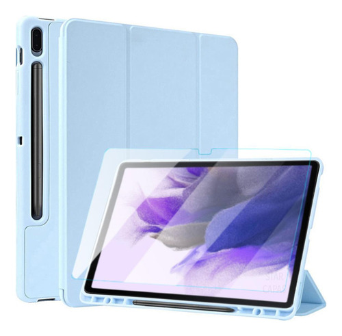 Case Tpu Magnética Slot Para Tab S7 Fe 12.4 T730 + Película