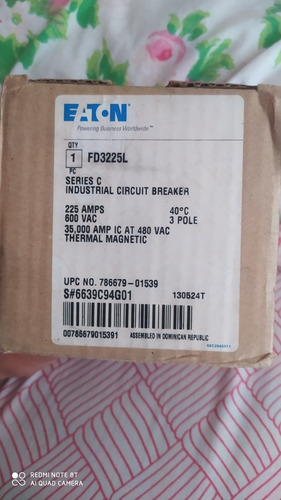 Breakers Trifasico 100amp, 150amp, 200amp General Electric
