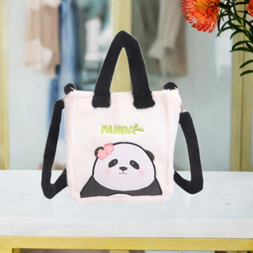 Bolso De Mano De Felpa De Gran Capacidad, Bolso De Mano