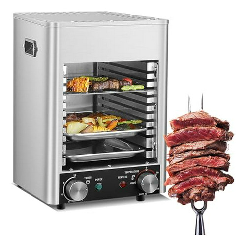 Parrilla Eléctrica De Acero Inoxidable Para Asar Carne