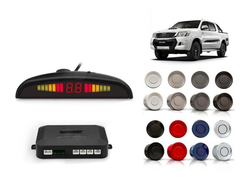 Sensor De Estacionamiento P/ Toyota Hilux Con Display 
