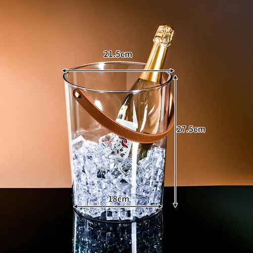 Cubo De Hielo Bebidas Enfriador Bin Transparente Para B