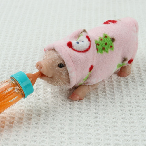 Mini Piggy Doll, Muñeca De Silicona, Estilo D