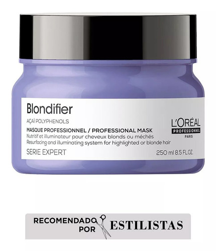 Mascara Blondifier Loreal Serie Expert 250ml Para Rubios